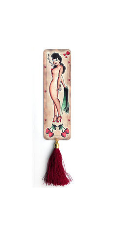 Sweet Cherry Luxury Metal Bookmark