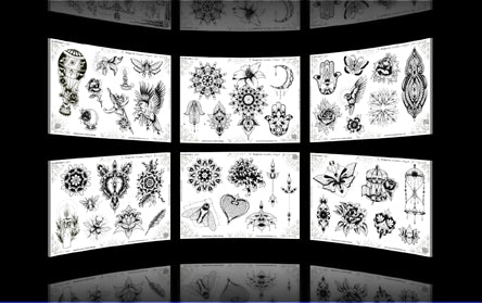 Black & Dotwork Set