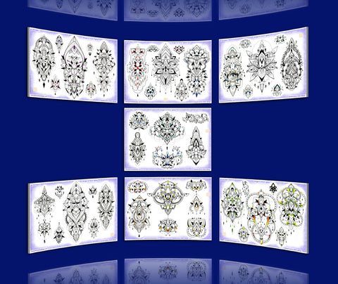 Beautiful Ornamental Designs Set
