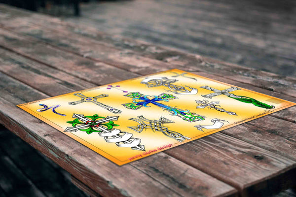 Crosses with Colour