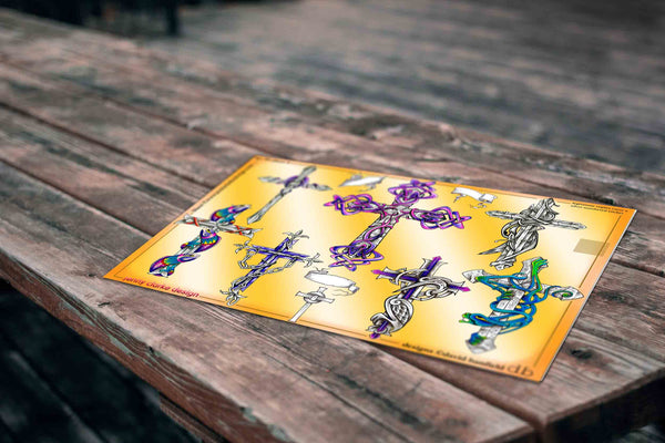 Crosses with Colour