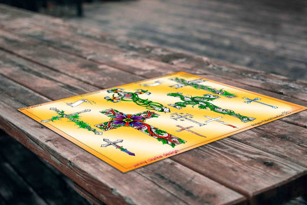 Crosses with Colour