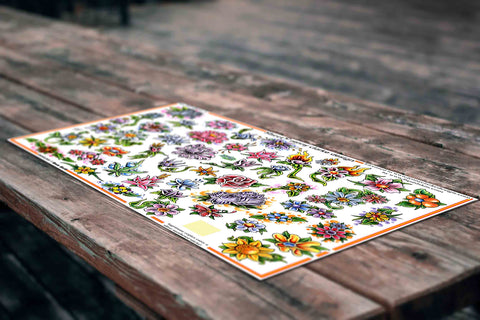 Little Flowers & Scrolls
