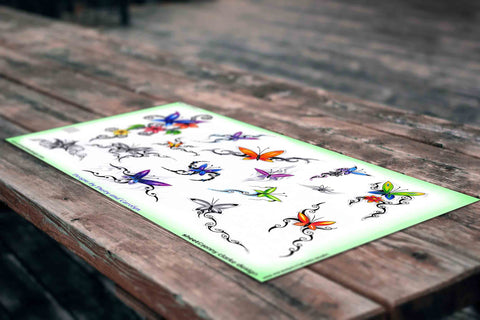 Butterflies in Flight Set