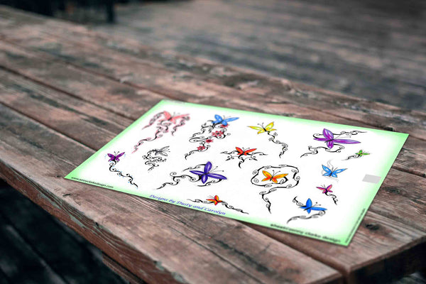 Butterflies in Flight Set