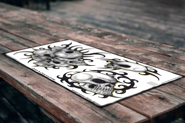 Skulls in Grey & Colour Set