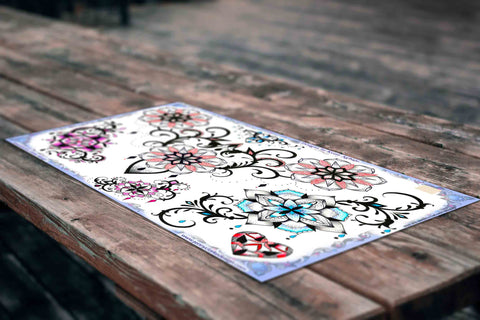 Ornate Flowers Set
