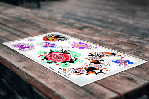 Ornamental Flowers Set